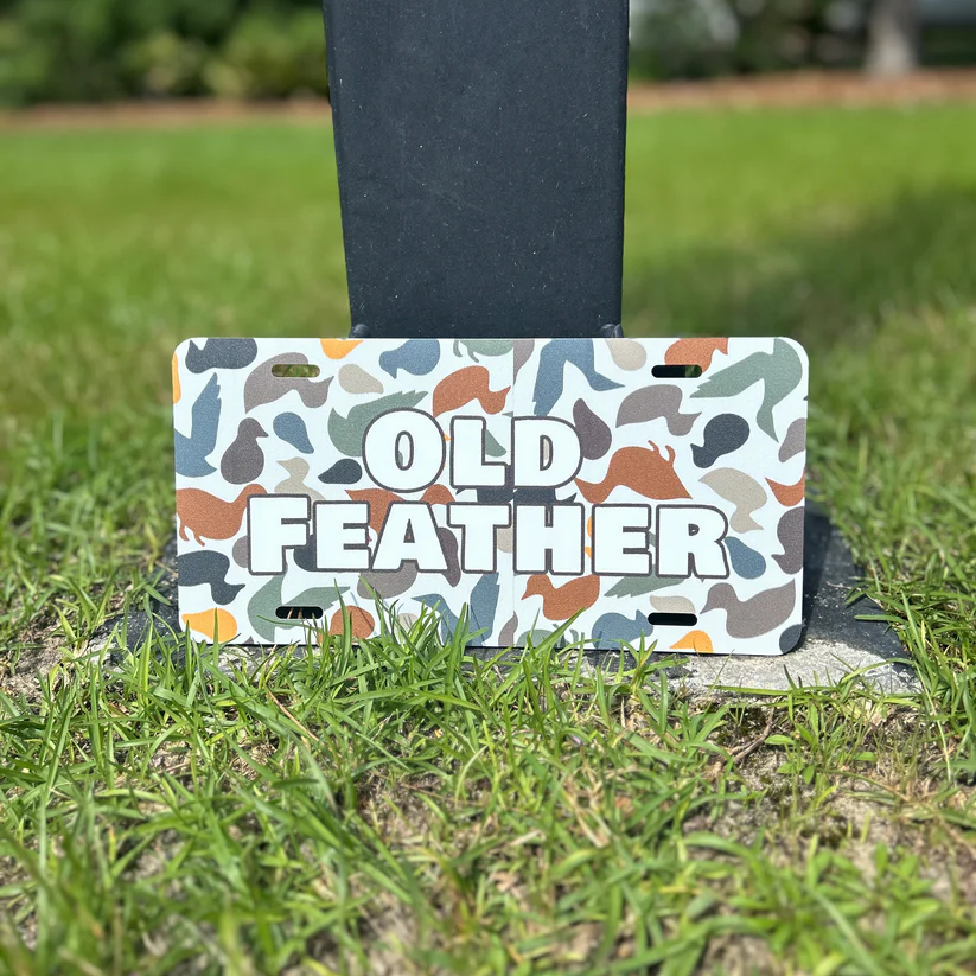 Lisence Plate Duck Camo